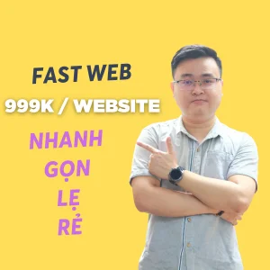 fast web - website bán hàng nhanh gọn nhẹ rẻ
